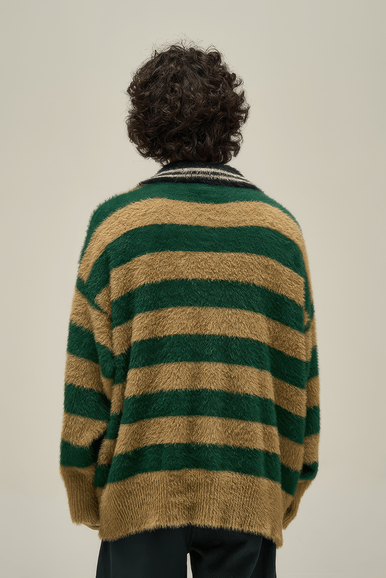 Retro American Style Oversized Knit Sweater for Couples - Winter Cozy Wear - 4inme