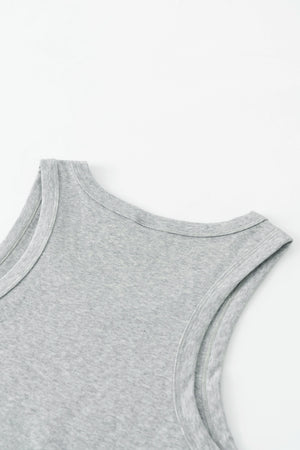 Summer Tank Top – Minimalist, Loose-Fit Workout Vest - 4inme