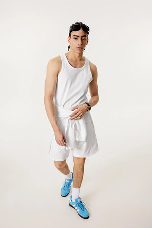 Summer Tank Top – Minimalist, Loose-Fit Workout Vest - 4inme