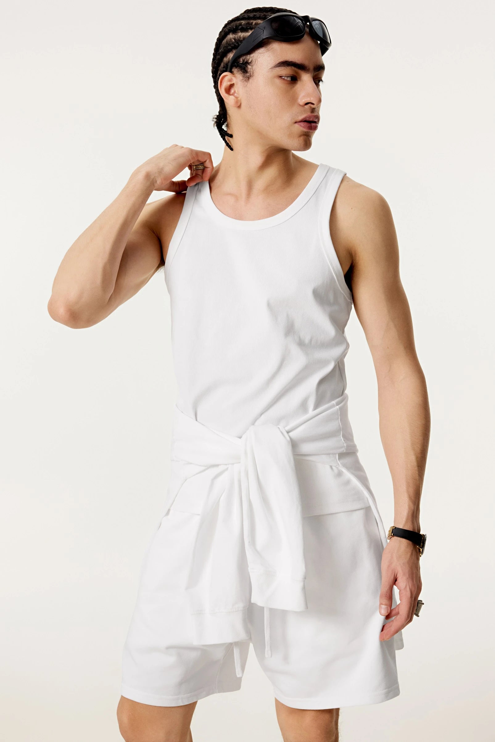 Summer Tank Top – Minimalist, Loose-Fit Workout Vest - 4inme