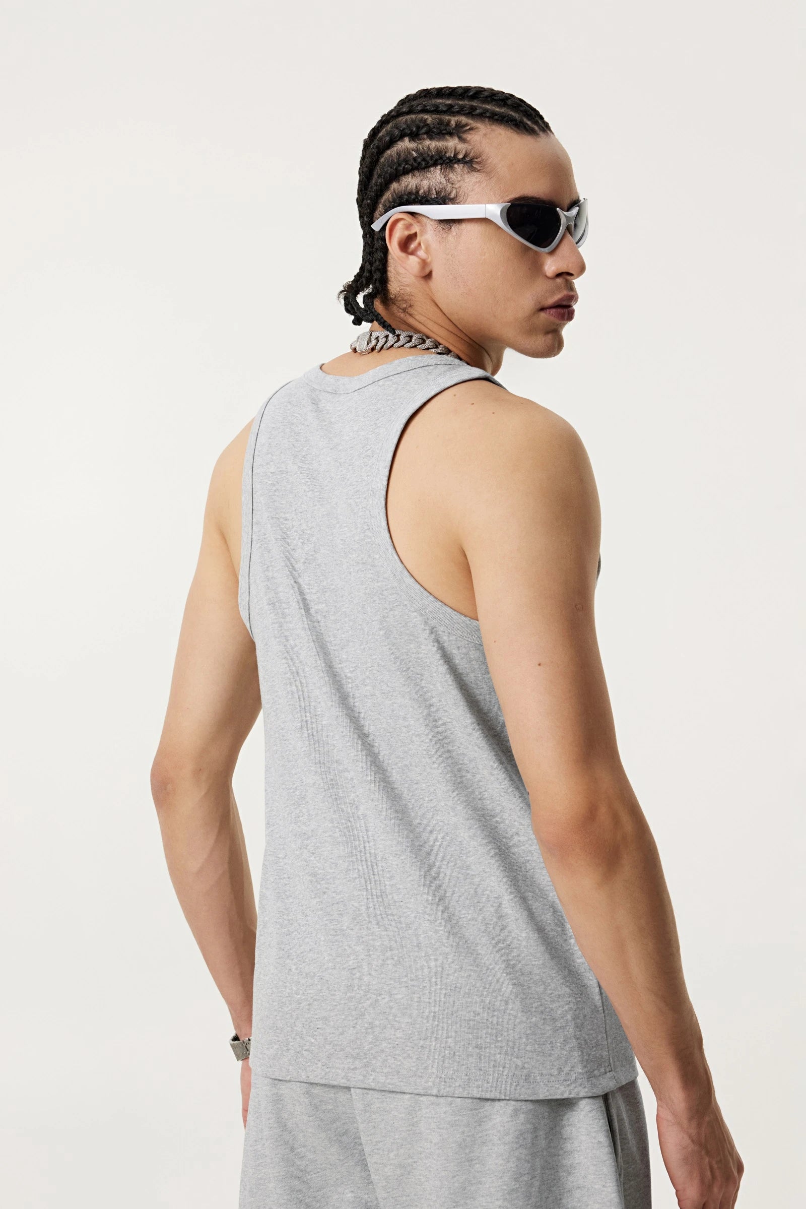 Summer Tank Top – Minimalist, Loose-Fit Workout Vest - 4inme
