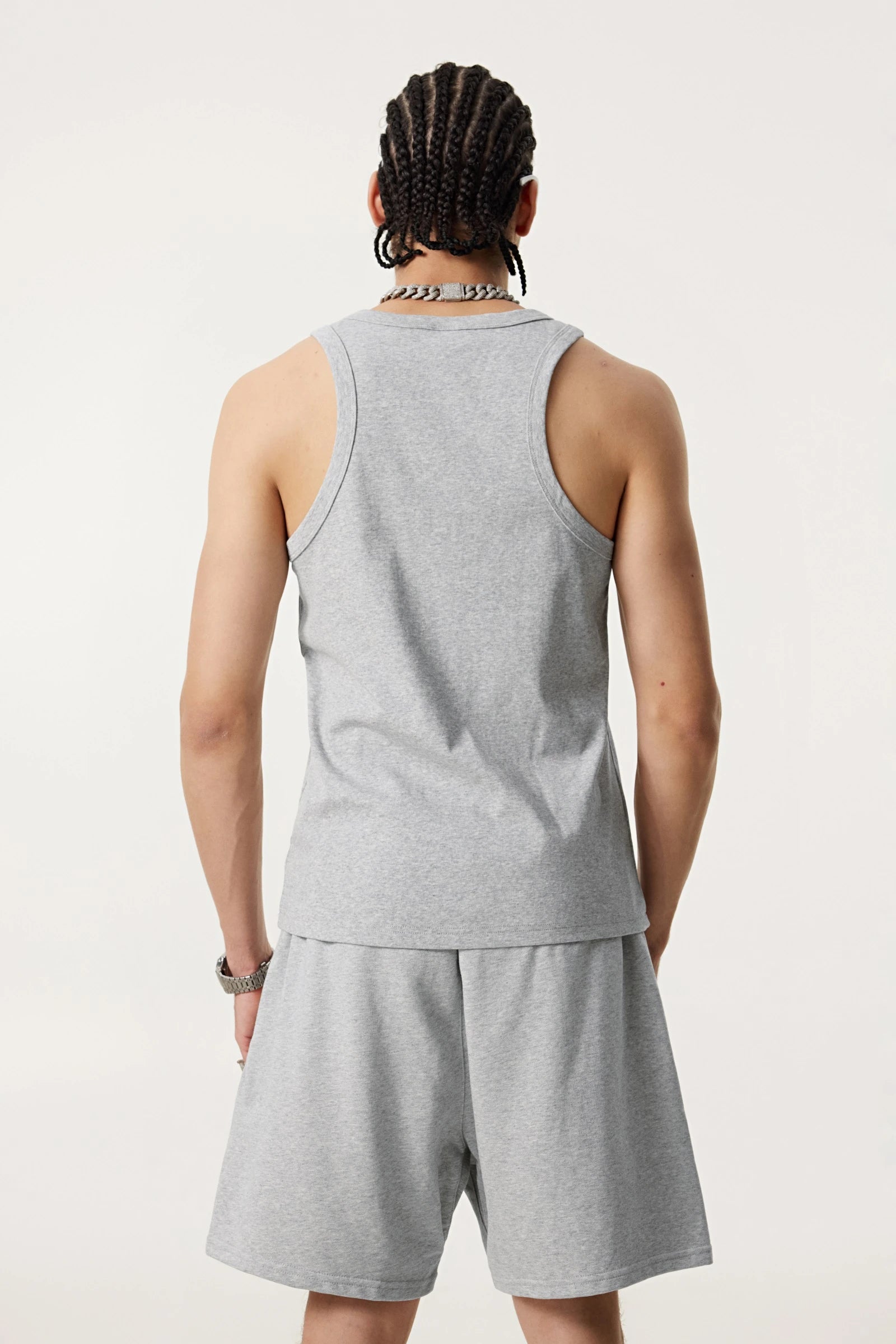 Summer Tank Top – Minimalist, Loose-Fit Workout Vest - 4inme