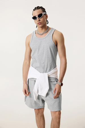 Summer Tank Top – Minimalist, Loose-Fit Workout Vest - 4inme