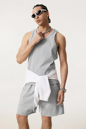 Summer Tank Top – Minimalist, Loose-Fit Workout Vest - 4inme