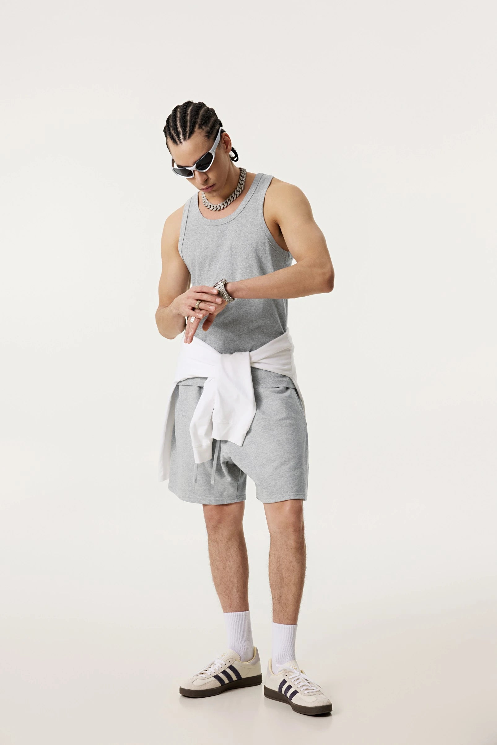 Summer Tank Top – Minimalist, Loose-Fit Workout Vest - 4inme