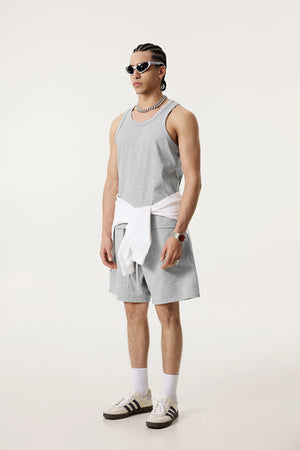 Summer Tank Top – Minimalist, Loose-Fit Workout Vest - 4inme