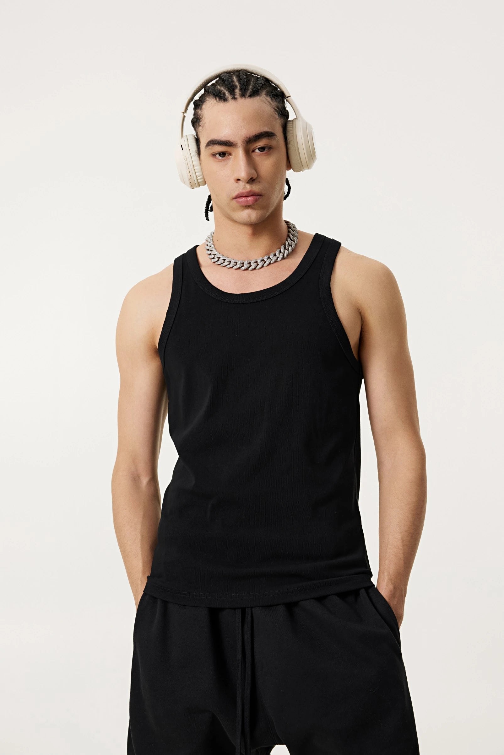 Summer Tank Top – Minimalist, Loose-Fit Workout Vest - 4inme