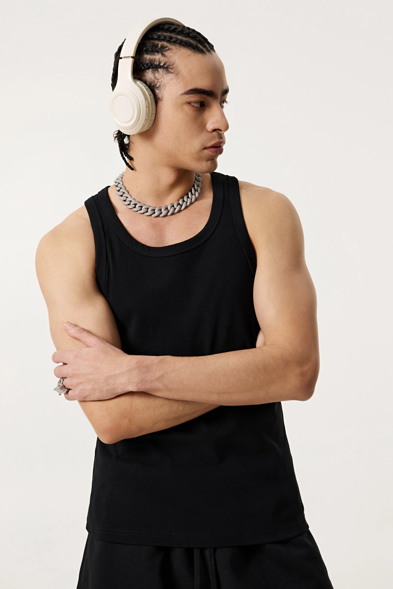 Summer Tank Top – Minimalist, Loose-Fit Workout Vest - 4inme