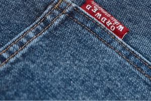 Vintage Washed 15oz Denim Cargo Pants – Loose Fit - 4inme