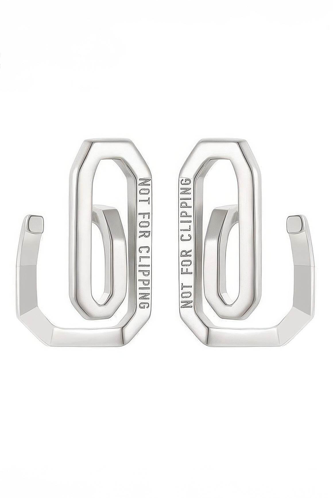 Workaholic Series Paperclip Ear Cuffs - Unisex Design for Ear & Cartilage - 4inme