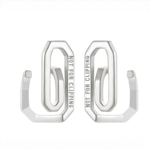 Workaholic Series Paperclip Ear Cuffs - Unisex Design for Ear & Cartilage - 4inme