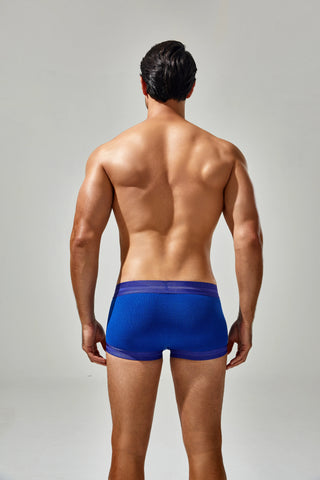 Men's Cotton Boxer Briefs - 3 Pack, Breathable & Solid Colors