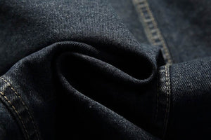 Fall_Winter Unisex Vintage Denim Jacket – Loose Fit, Washed & Distressed - 4inme