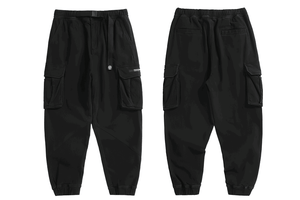 Men’s Cargo Pants – Loose Fit, Elastic Cuffs, Utility Style for Winter - 4inme