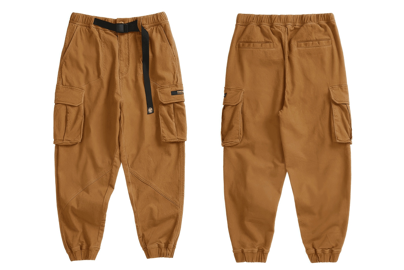 Men’s Cargo Pants – Loose Fit, Elastic Cuffs, Utility Style for Winter - 4inme