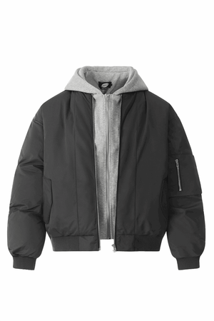 Winter Hooded Puffer Jacket – Loose & Minimalist American Style - 4inme