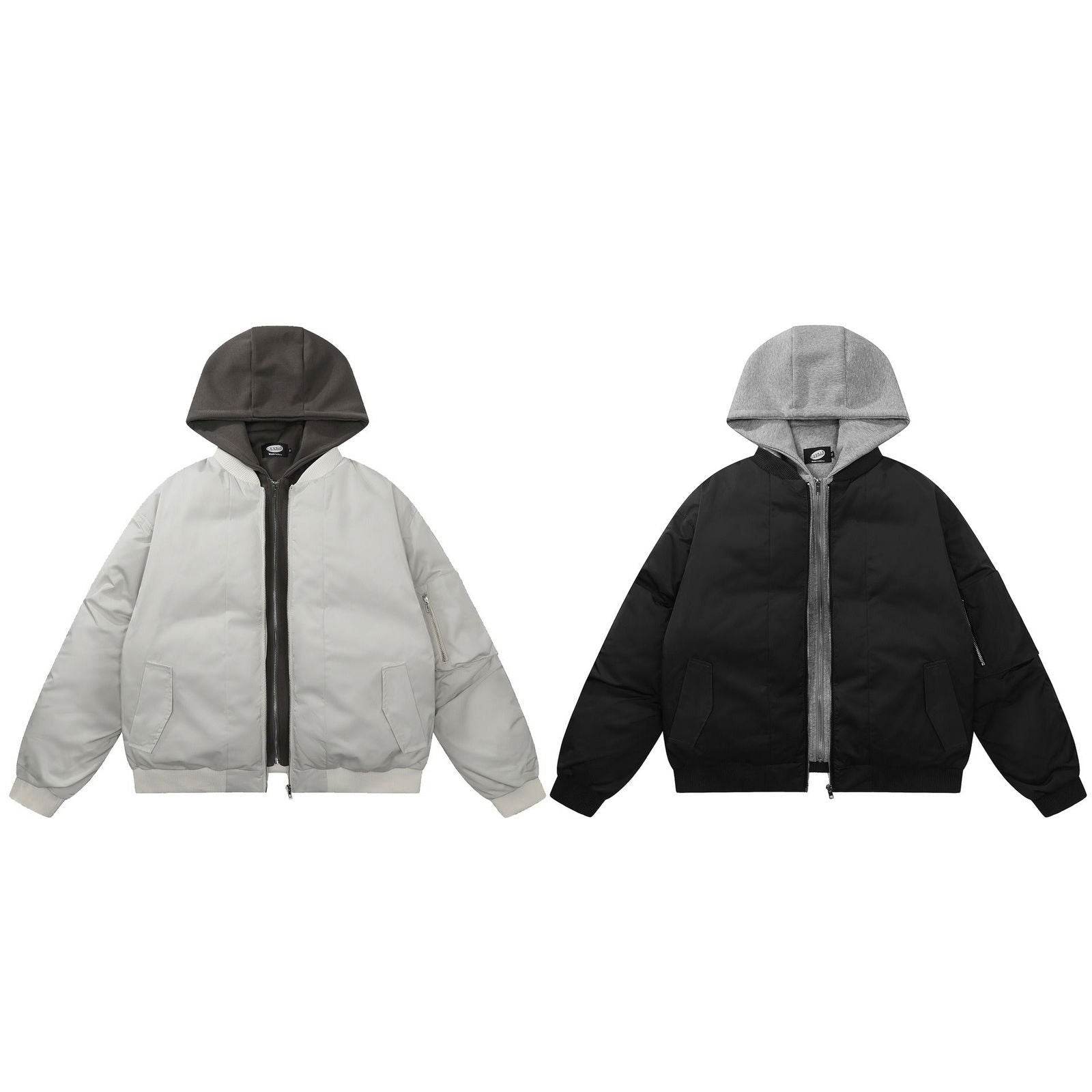Winter Hooded Puffer Jacket – Loose & Minimalist American Style - 4inme