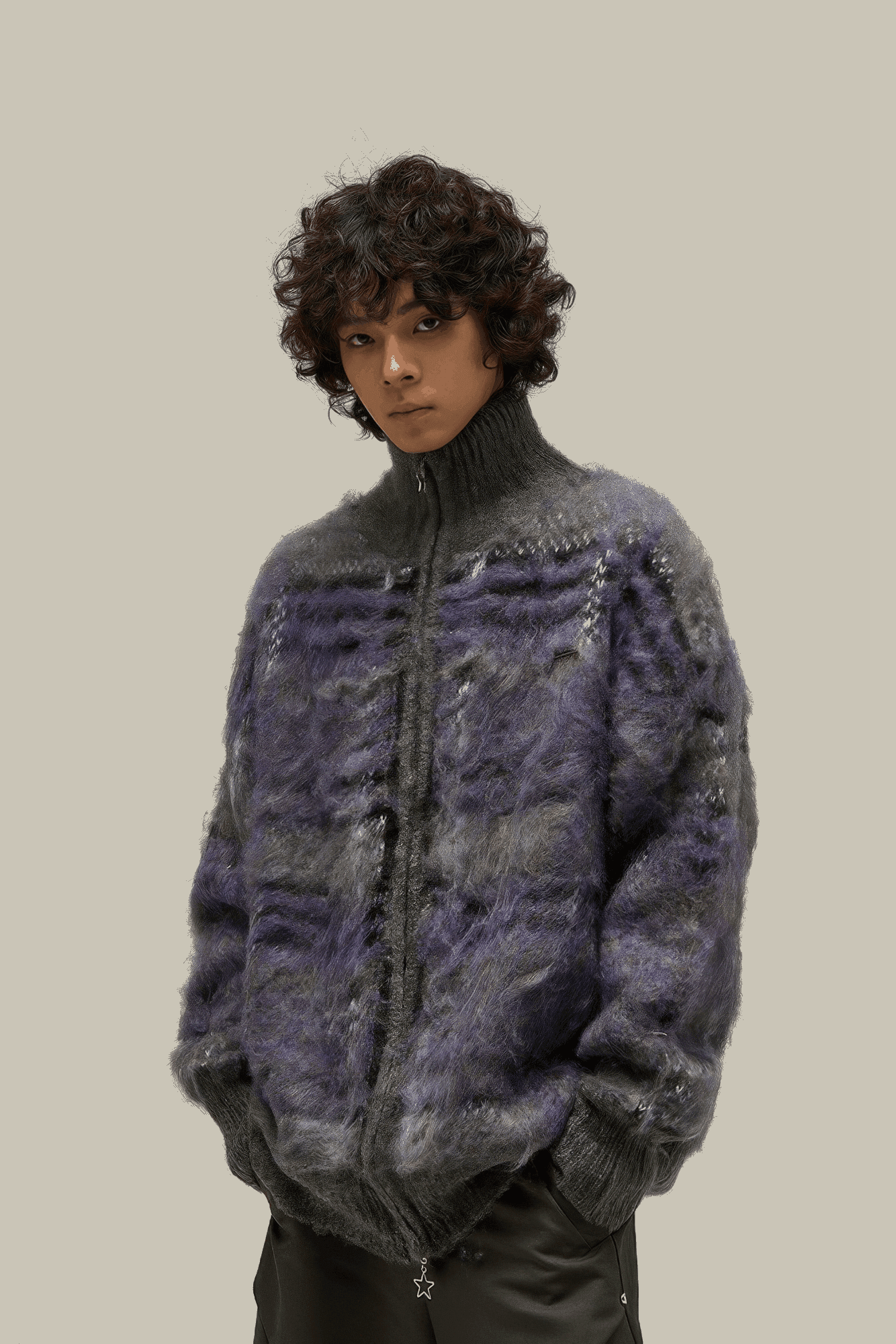 Winter Vintage American Knit Cardigan for Men – Loose & Relaxed - 4inme