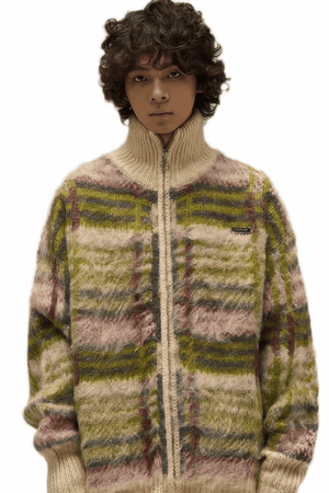 Winter Vintage American Knit Cardigan for Men – Loose & Relaxed - 4inme