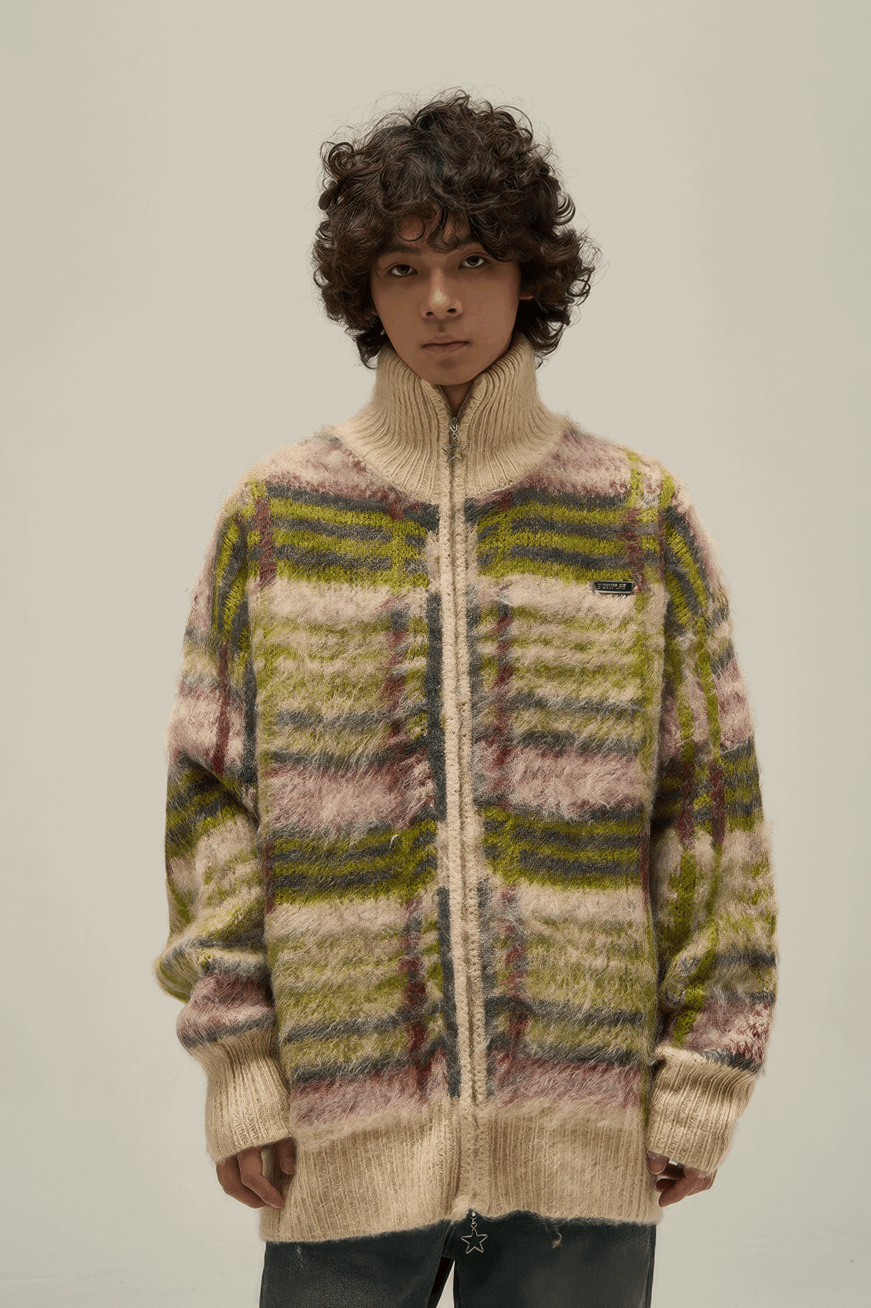 Winter Vintage American Knit Cardigan for Men – Loose & Relaxed - 4inme