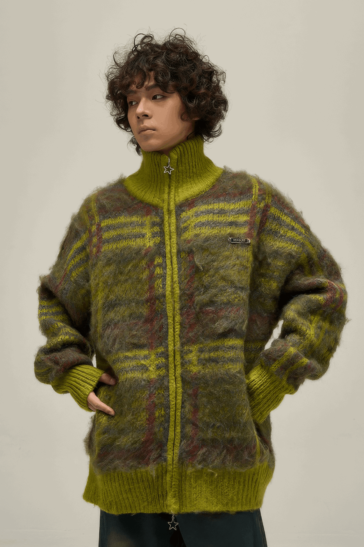 Winter Vintage American Knit Cardigan for Men – Loose & Relaxed - 4inme