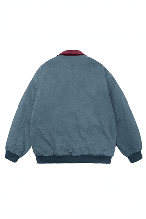 Winter Vintage American Pattern Loose Fit Cotton Jacket - 4inme