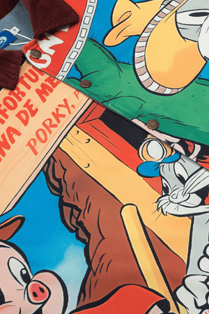 Winter Vintage American Pattern Loose Fit Cotton Jacket - 4inme