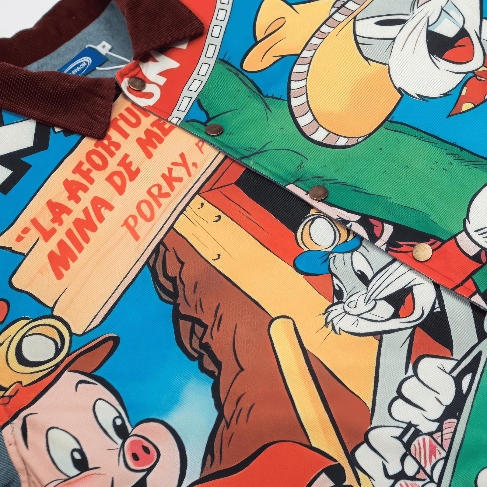 Winter Vintage American Pattern Loose Fit Cotton Jacket - 4inme