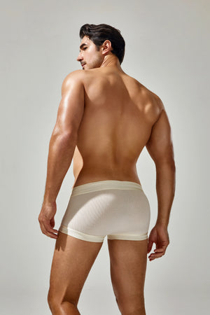 Men's Cotton Boxer Briefs , Breathable & Solid Colors - 4inme