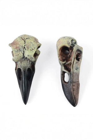 Gothic Raven Skull Pendant Necklace - 4inme