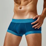 Men's Cotton Boxer Briefs , Breathable & Solid Colors - 4inme