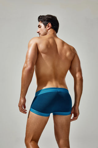 Men's Cotton Boxer Briefs - 3 Pack, Breathable & Solid Colors
