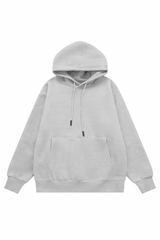 American Style Solid Color 350g Fleece Hoodie - 4inme