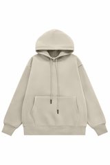 American Style Solid Color 350g Fleece Hoodie - 4inme