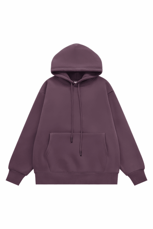 American Style Solid Color 350g Fleece Hoodie - 4inme
