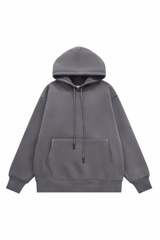 American Style Solid Color 350g Fleece Hoodie - 4inme