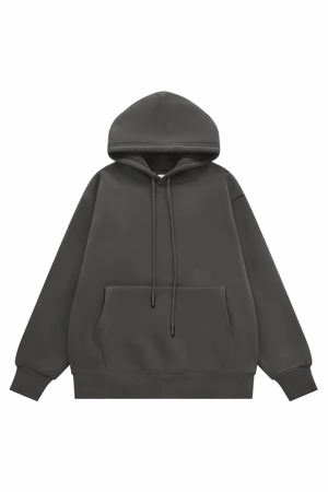 American Style Solid Color 350g Fleece Hoodie - 4inme