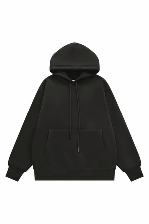 American Style Solid Color 350g Fleece Hoodie - 4inme