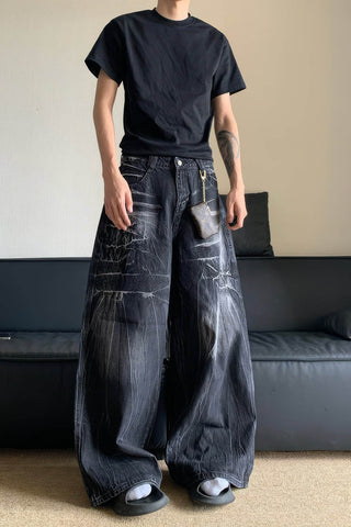 American Vintage Distressed Denim Jeans for Men - 4inme
