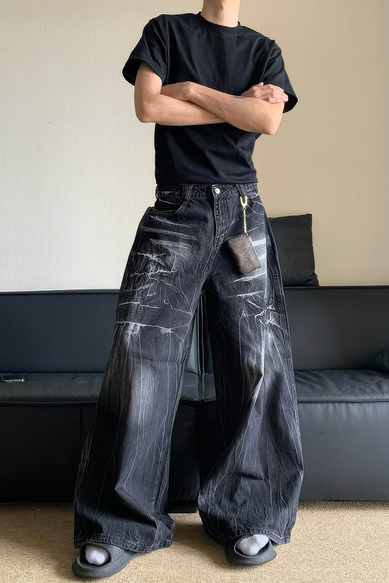 American Vintage Distressed Denim Jeans for Men - 4inme