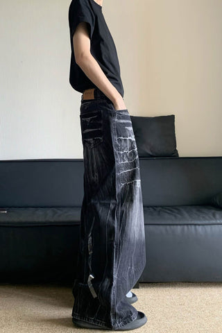American Vintage Distressed Denim Jeans for Men - 4inme