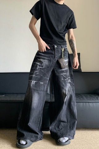 American Vintage Distressed Denim Jeans for Men - 4inme