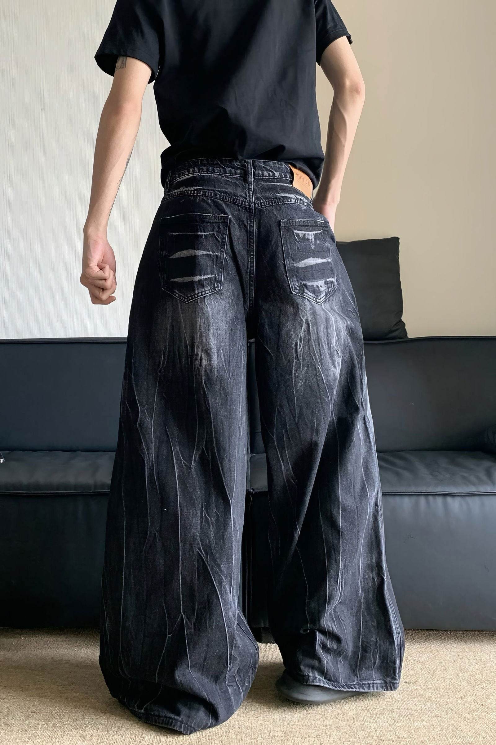 American Vintage Distressed Denim Jeans for Men - 4inme