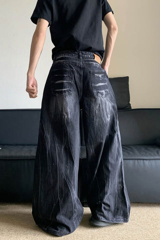 American Vintage Distressed Denim Jeans for Men - 4inme
