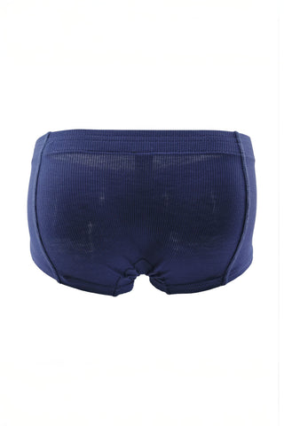 Men's Ribbed Boxer Briefs 3-Pack - Breathable Cotton Solid Color Underwear Set - 4inme