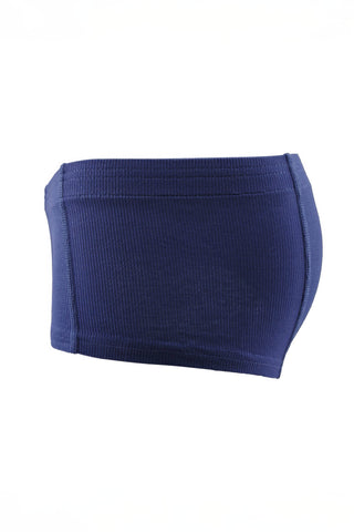 Men's Ribbed Boxer Briefs 3-Pack - Breathable Cotton Solid Color Underwear Set - 4inme