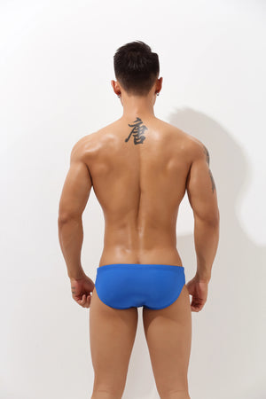 Sexy Low-Rise Swim Briefs for Men with Hollow Design - 4inme