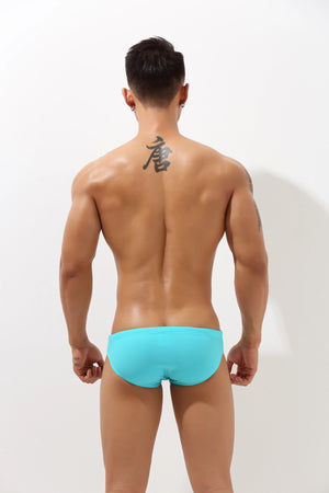 Sexy Low-Rise Swim Briefs for Men with Hollow Design - 4inme