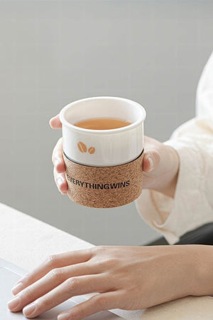 Ceramic Coffee Mug – Simple & Heat-Resistant - 4inme