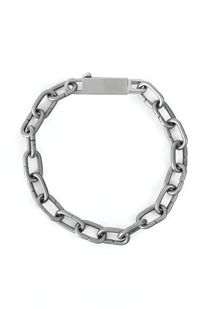 Chunky Metal Chain Necklace - Industrial Unisex Statement Piece - 4inme